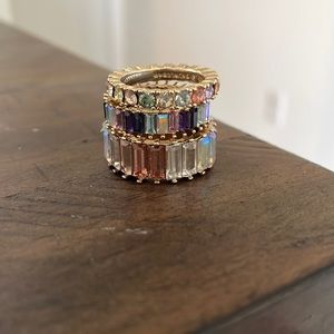 BaubleBar ring stack